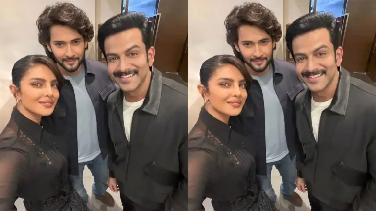 Varanasi Stars’ Selfie Goes Viral – Mahesh, Priyanka and Prithviraj Steal the Spotlight Varanasi Stars’ Selfie Goes Viral – Mahesh, Priyanka and Prithviraj Steal the Spotlight