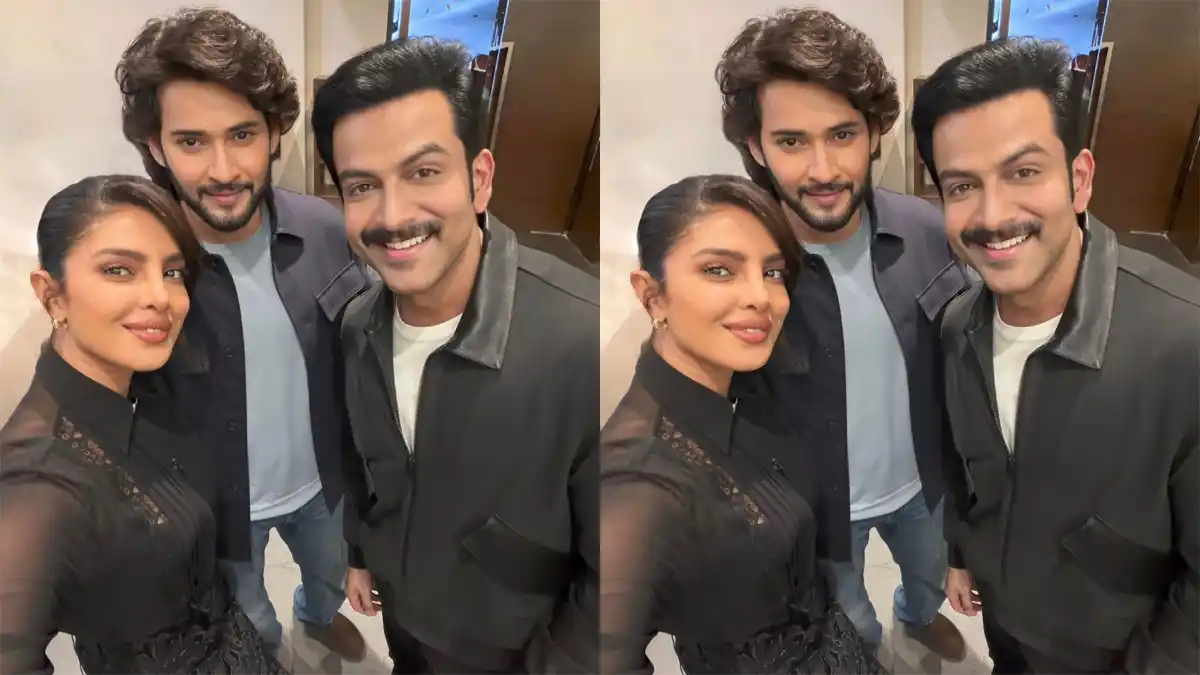 Varanasi Stars’ Selfie Goes Viral – Mahesh, Priyanka and Prithviraj Steal the Spotlight