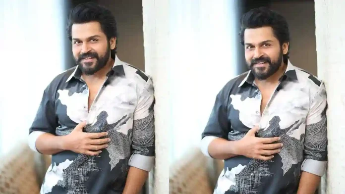 Karthi: Annagaru Vostaru is a superhero story set in a parallel world