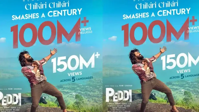 Ram Charan & ARR’s mayhem: Chikiri Chikiri from Peddi smashes a century in Telugu