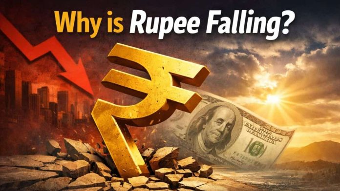 Indian Rupee: The value of rupee is falling day by Indian Rupee: The value of rupee is falling day by day.. Why is it falling even though the economy is strong?