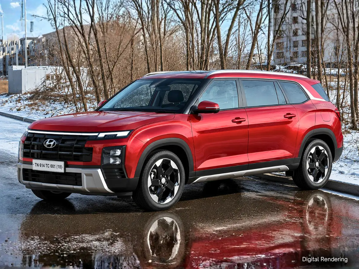 4 Upcoming Hyundai SUVs by 2027 – Punch EV, Victoris Rivals & 7-Seater Hybrid
