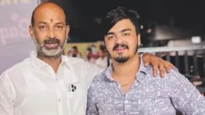 Accusations against Union Minister Bandi Sanjay's son.. Big sensation in political circles!!