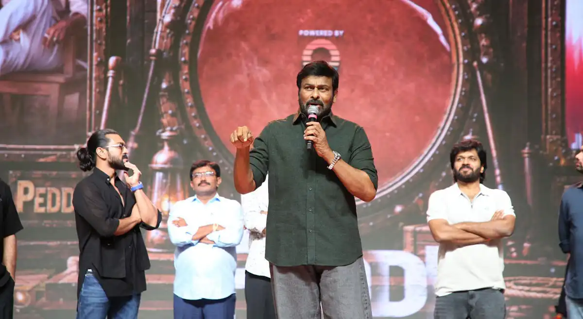 Chiranjeevi: People’s love for Ram Charan in Peddi is bigger than any award