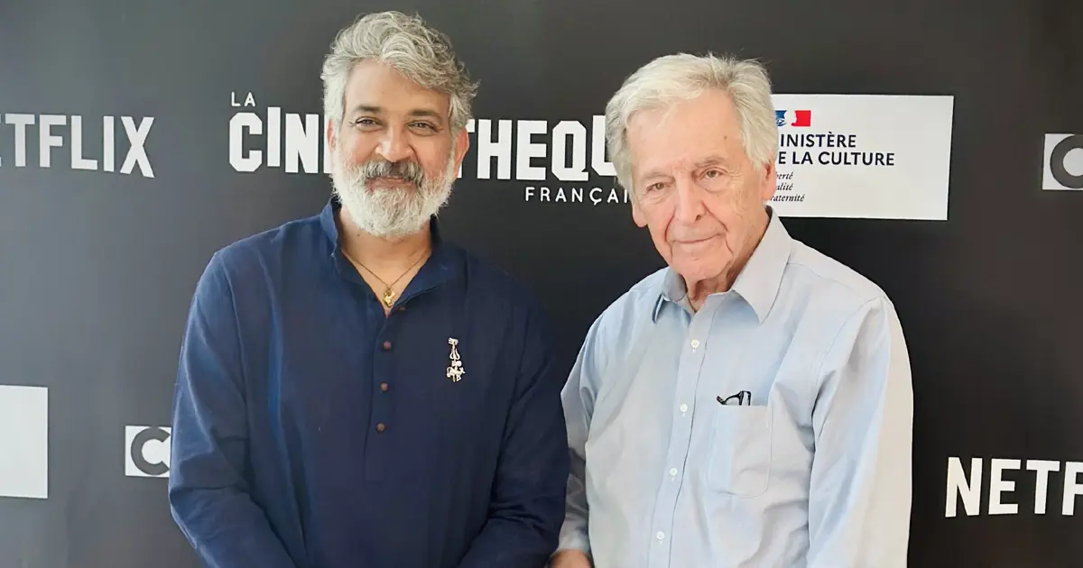 Pic Talk: SS Rajamouli Shares Special Picture With Oscar Winner Costa Gavras