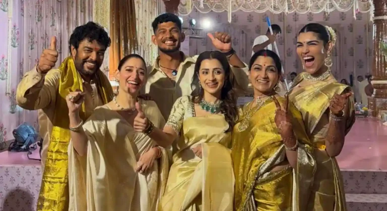 Pic Speak: Trisha & Tamannaah light up Khushbu’s daughter Avantika’s wedding celebrations Pic Speak: Trisha & Tamannaah light up Khushbu’s daughter Avantika’s wedding celebrations
