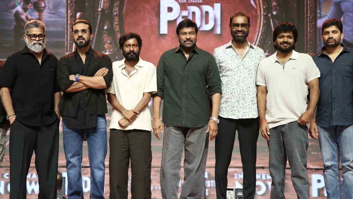 chiranjeevi for pedda successmeet