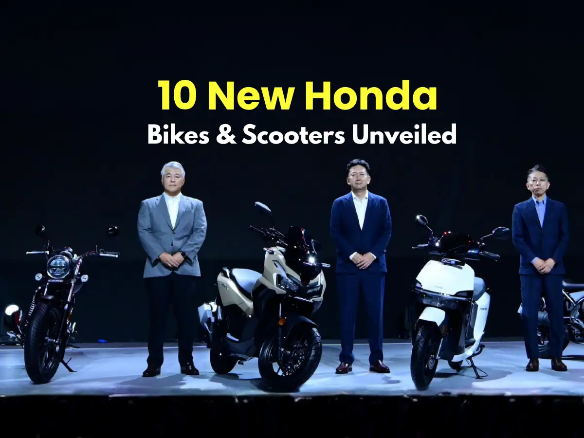 10 New Honda Bikes & Scooters Unveiled – QC3 EV, ADV 160, CB & Rebel Range
