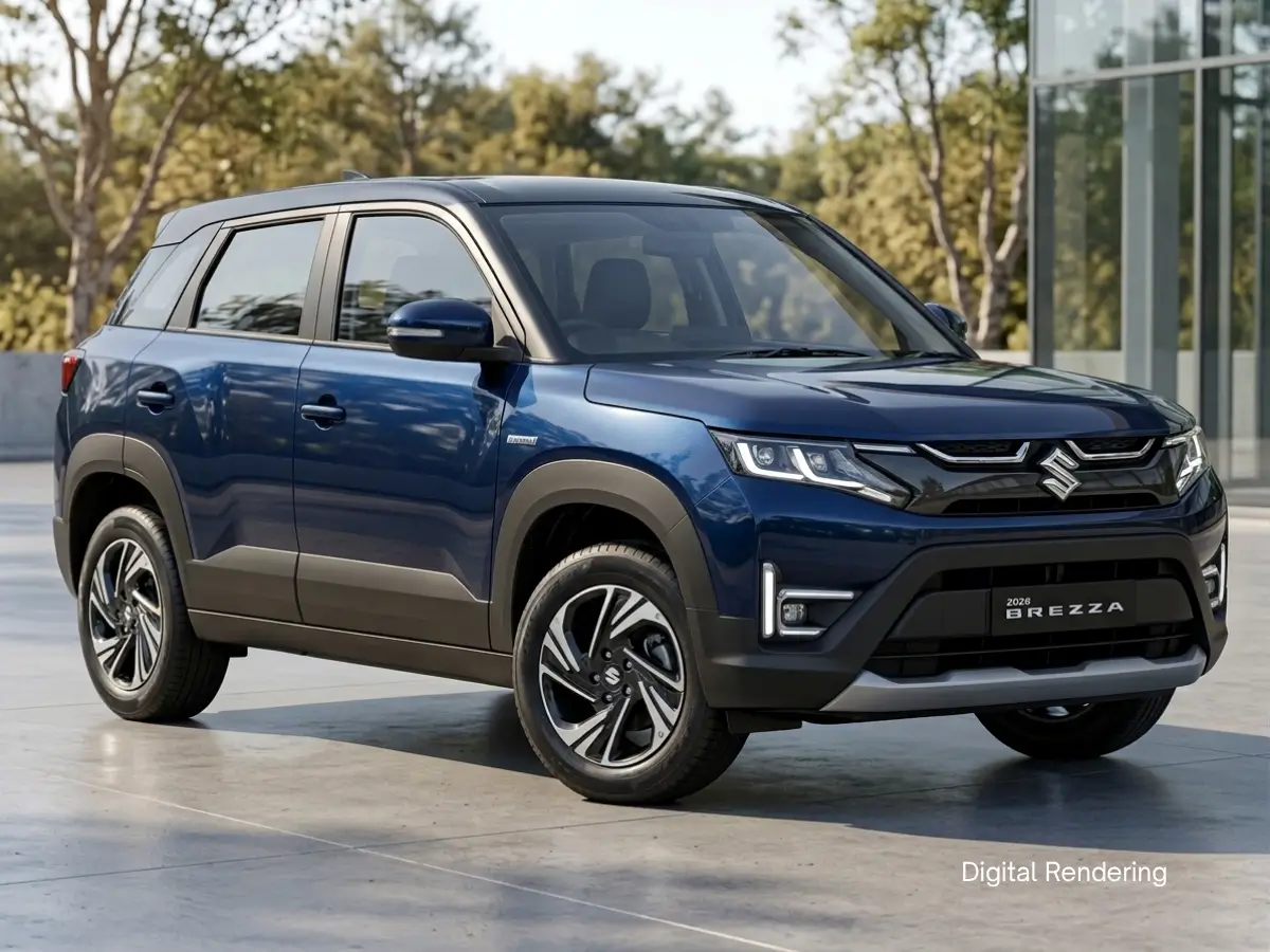2026 Maruti Brezza To Debut On July 23 – Turbo Petrol, ADAS & Big Updates Expected
