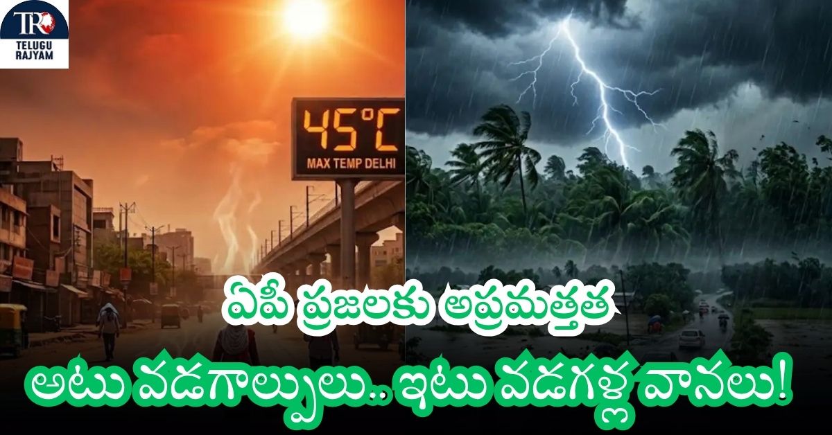 AP Weather: Vigilance is required in AP with hail and rain
