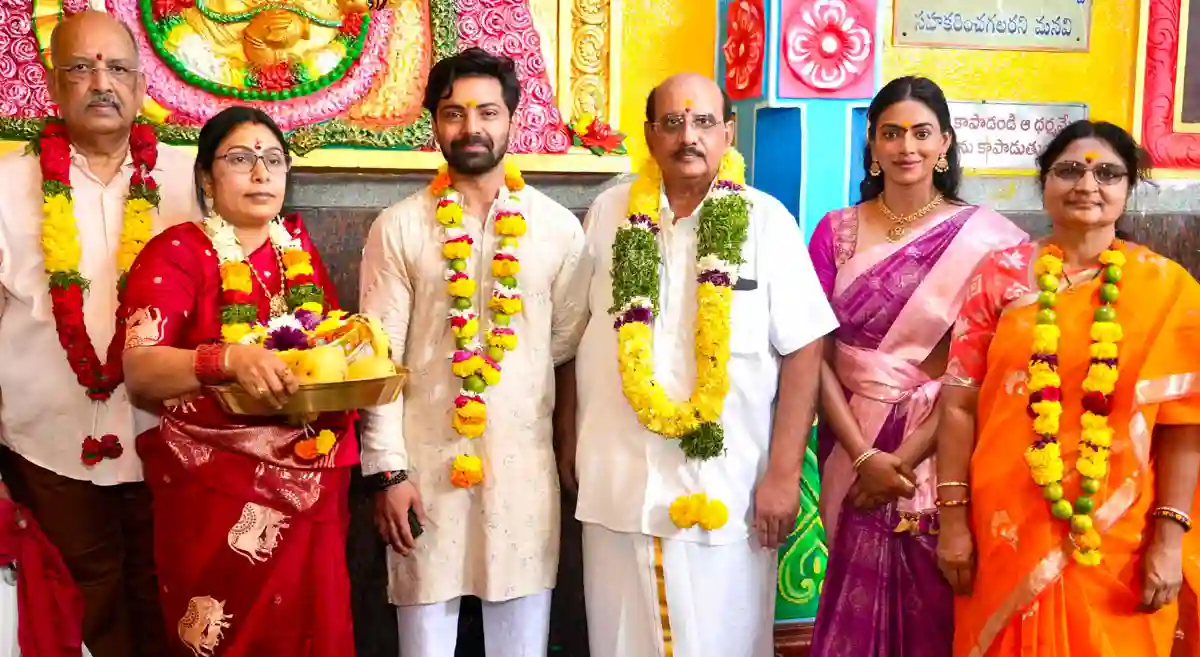 Agadha: MS Raju's divine thriller at Balkampet Temple Agadha Makers Perform Bonalu Rituals at Balkampet Temple