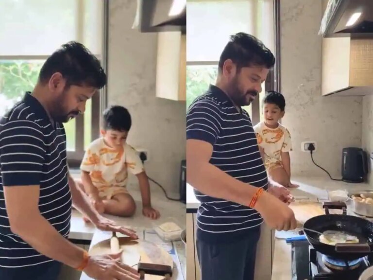 CM Revanth Reddy: CM's video of puris made for grandson goes viral