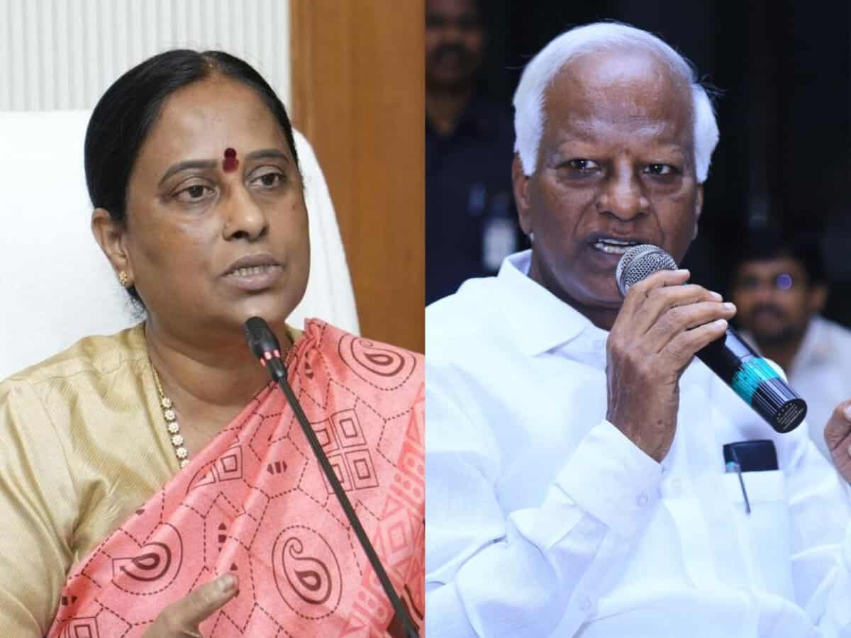 Konda Surekha vs Kadiyam Srihari: Surekha challenges to resign as MLA if she dares

