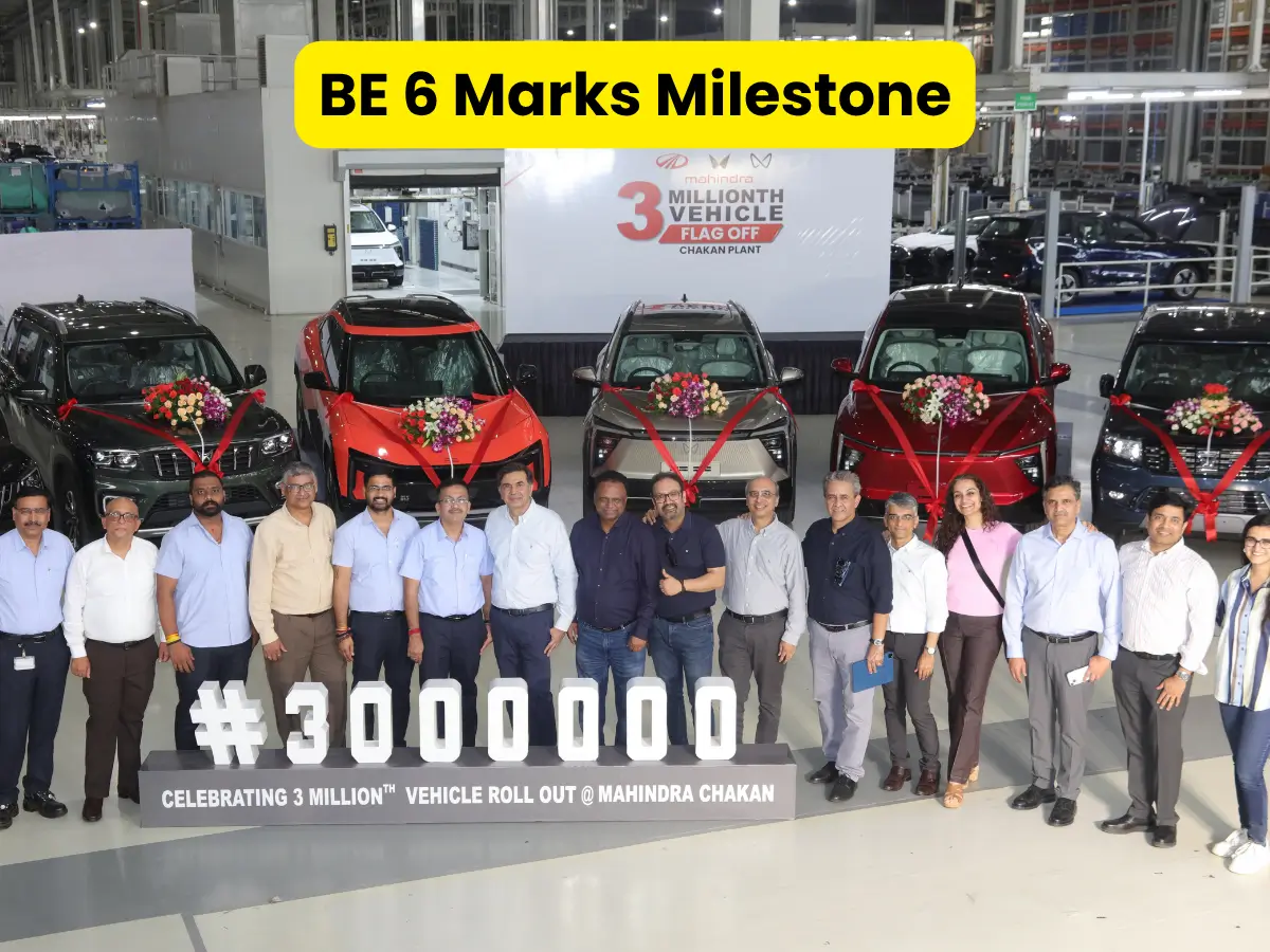 Mahindra Chakan Plant Crosses 30 Lakh Vehicle Production
