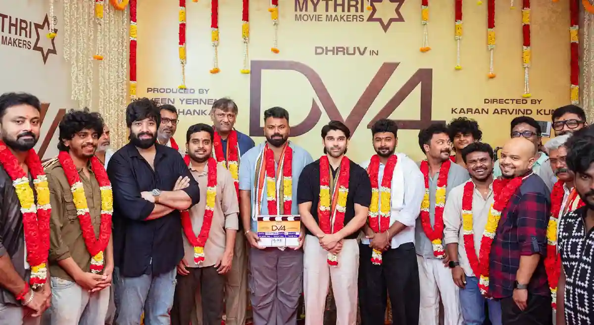 Mythri Movie Makers announces their fourth Tamil film with Dhruv Vikram