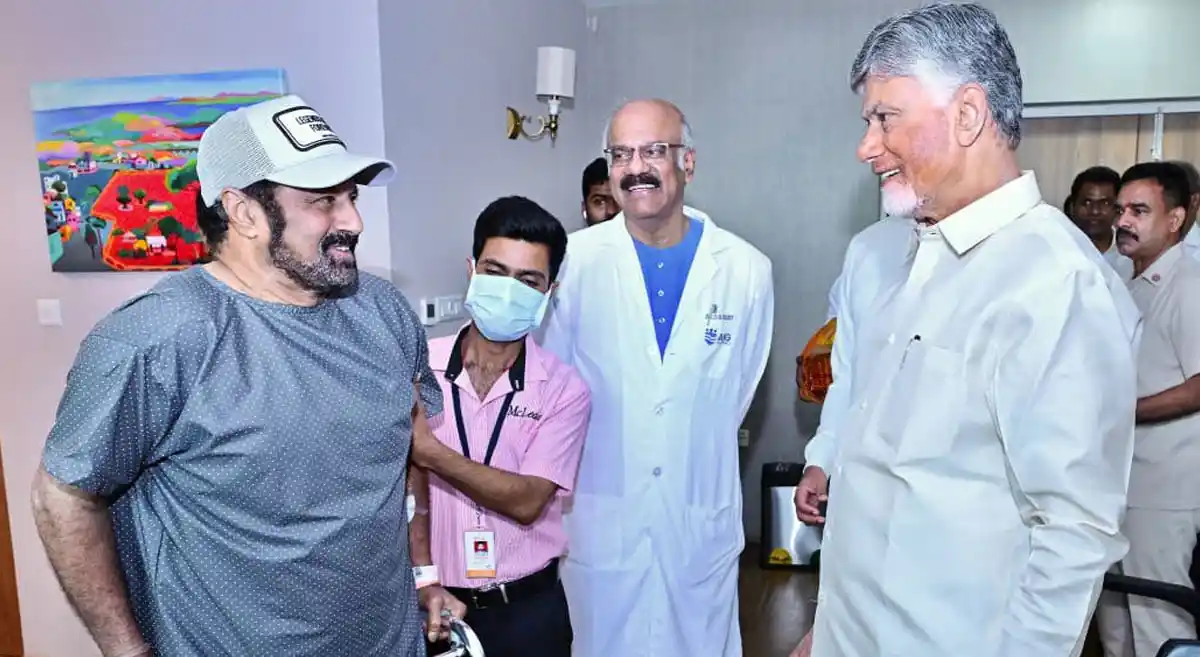 Pic Talk: CM Chandrababu Naidu Meets Balakrishna; Smiling Photo Delights Fans