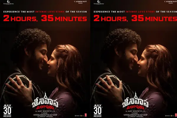 Srinivasa Mangapuram: Runtime locked at 155 minutes Runtime locked for Jaya Krishna Ghattamaneni’s Srinivasa Mangapuram