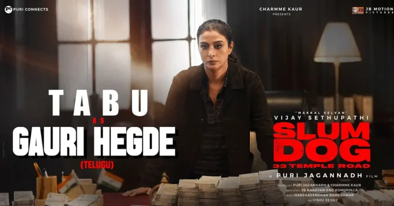 Tabu: Gauri Hegde’s Fierce Avatar Unveiled in SlumDog