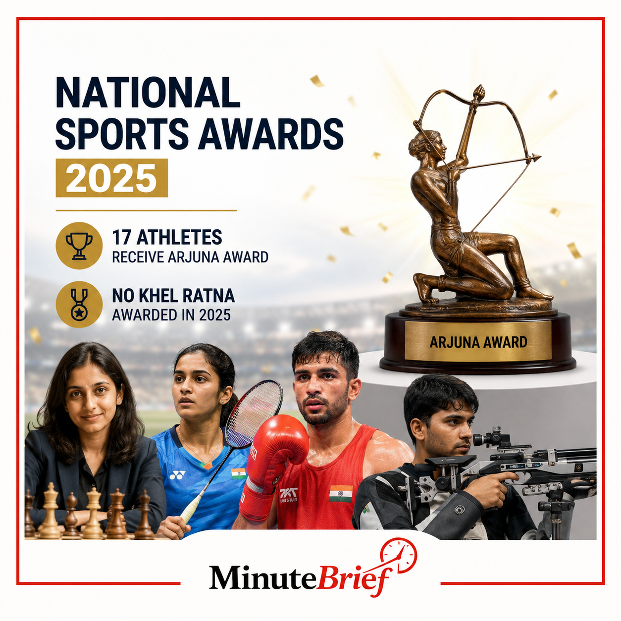 Arjuna Awards 2025: Divya Deshmukh Among 17 Athletes Selected Arjuna Awards 2025: Divya Deshmukh Among 17 Athletes Selected
