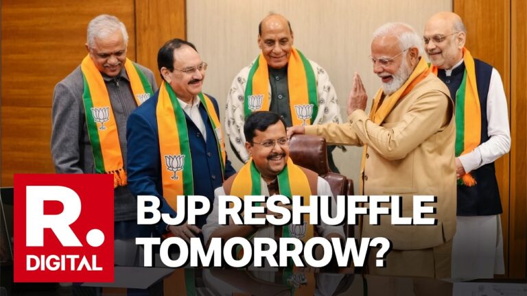 BJP Reshuffle: Smriti Irani, Ram Madhav Return in Major New Team BJP Reshuffle: Smriti Irani, Ram Madhav Return in Major New Team