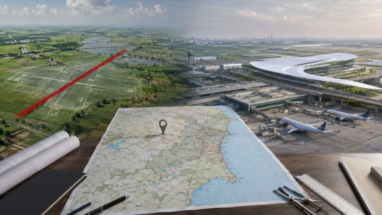 Tamil Nadu Drops Parandur Airport Project, Announces CM Vijay Tamil Nadu Drops Parandur Airport Project, Announces CM Vijay