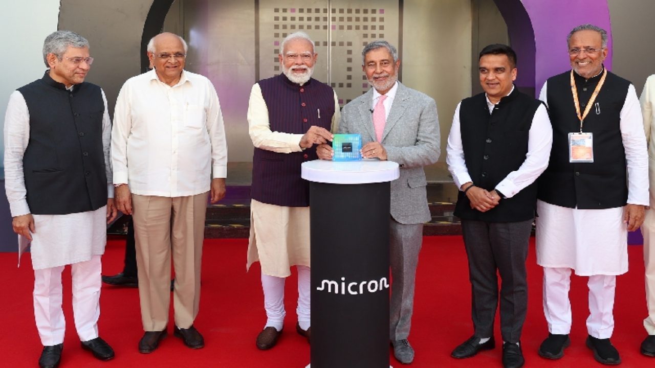 Semiconductor plant: PM Modi inaugurates Micron facility in Gujarat Semiconductor plant: PM Modi inaugurates Micron facility in Gujarat