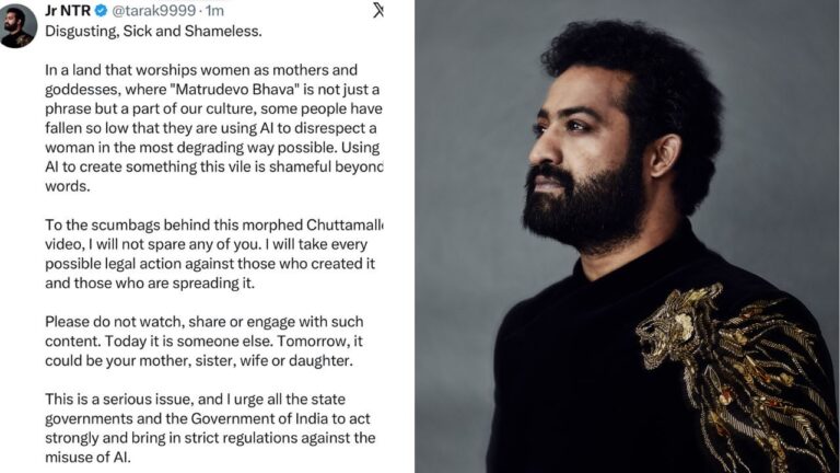 Jr NTR: Vows Legal Action Over AI-Morphed Video
