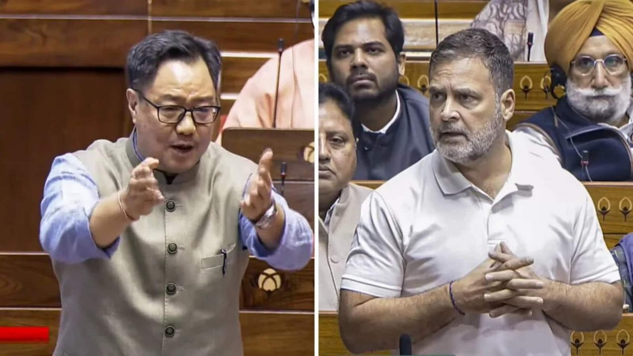 Kiren Rijiju: Hits Out at Opposition over Protests