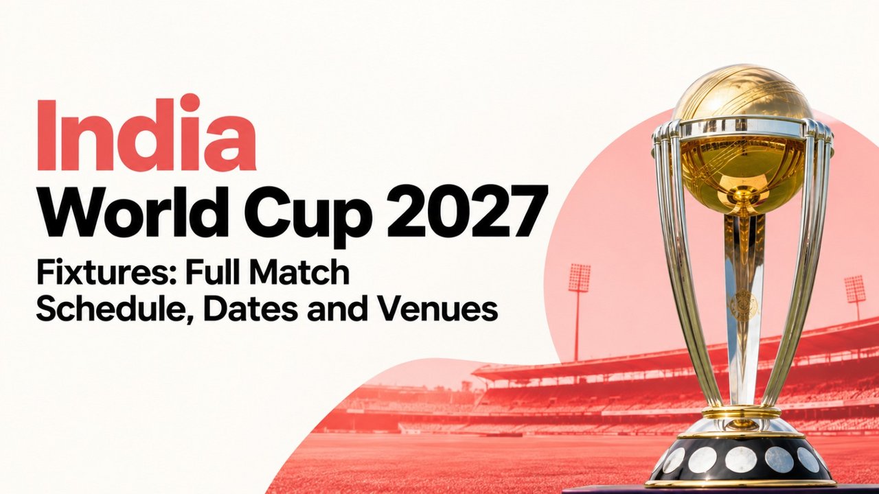 CWC 2027: India vs Australia Opener & South Africa ODI Series Confirmed